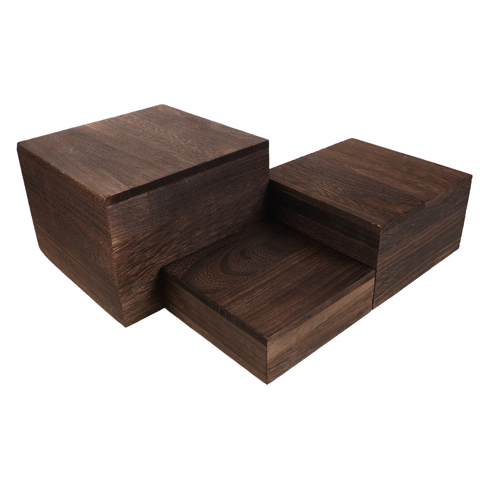 Cupcake Stand Tier - 3Pcs Wooden Cake Display Stands Rustic