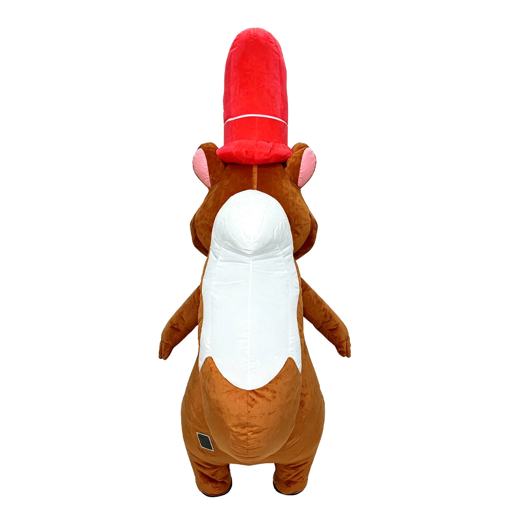 SAYGO Red Hat Squirrel Inflata - Event & Party Supply 评论和价格