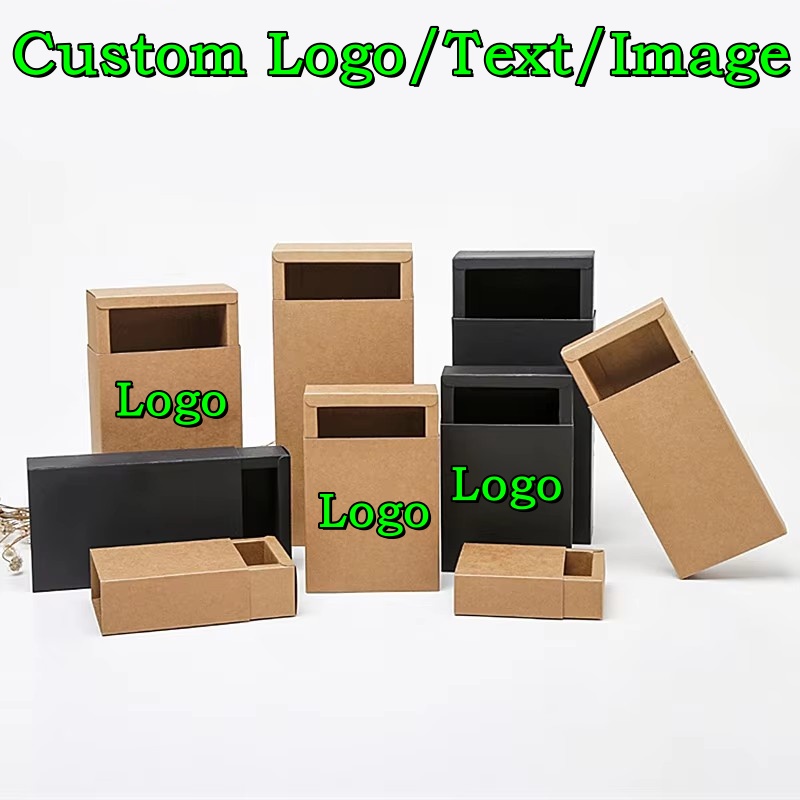 20PCS 350gsm Drawer Kraft Blac - Event Party Box 评论和价格