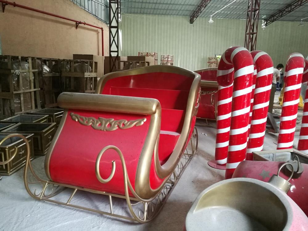 Waterproof Fiberglass Santa Sl - Event & Party Supply 评论和价格