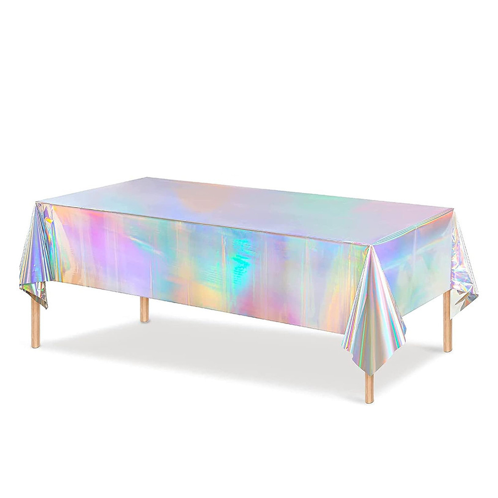 Holographic Party Tablecloth D - Table Cloth Disposable 评论和价格
